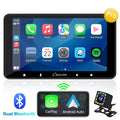 708 pro radio for cars with dual bluetooth, dashcam support carplay & android auto