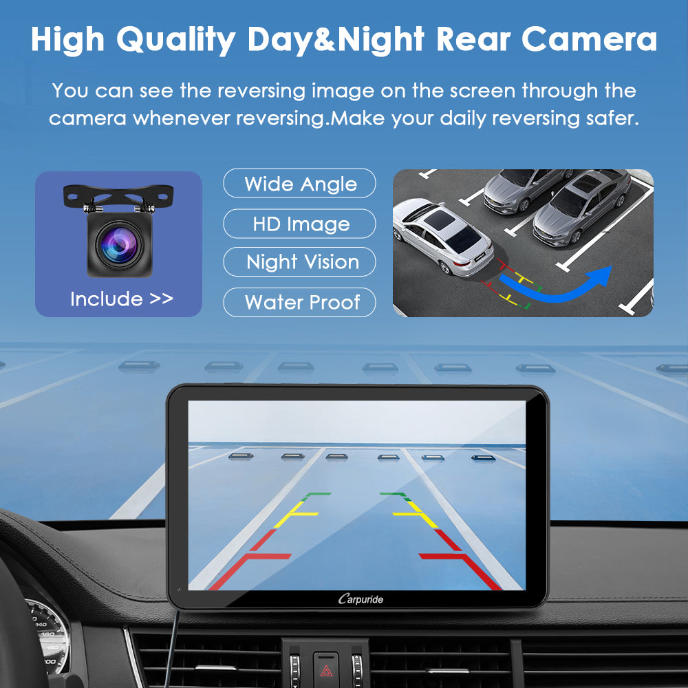 high quality day and night rear camera with reverse line make reversing safer