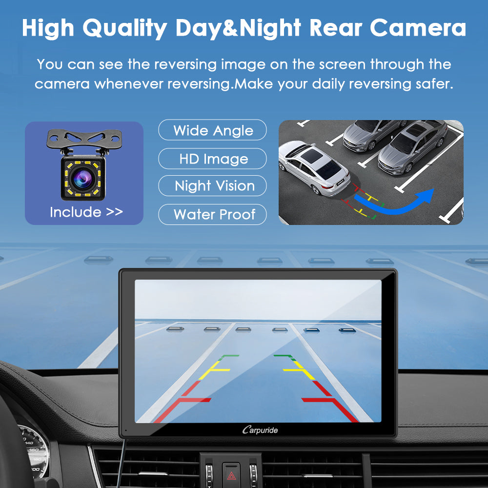 high quality day and night rear camera with reverse line make reversing safer