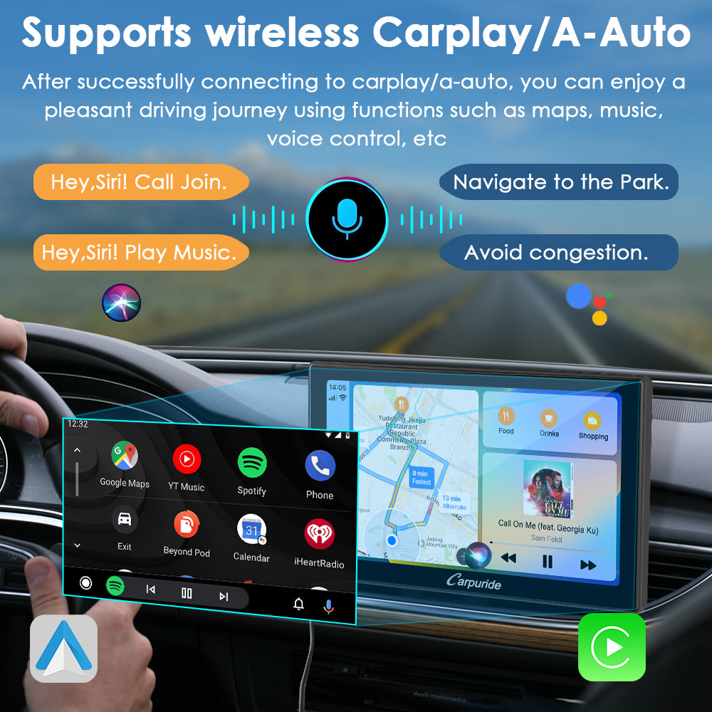 gps navigation system for car support wireless carplay/A-Auto