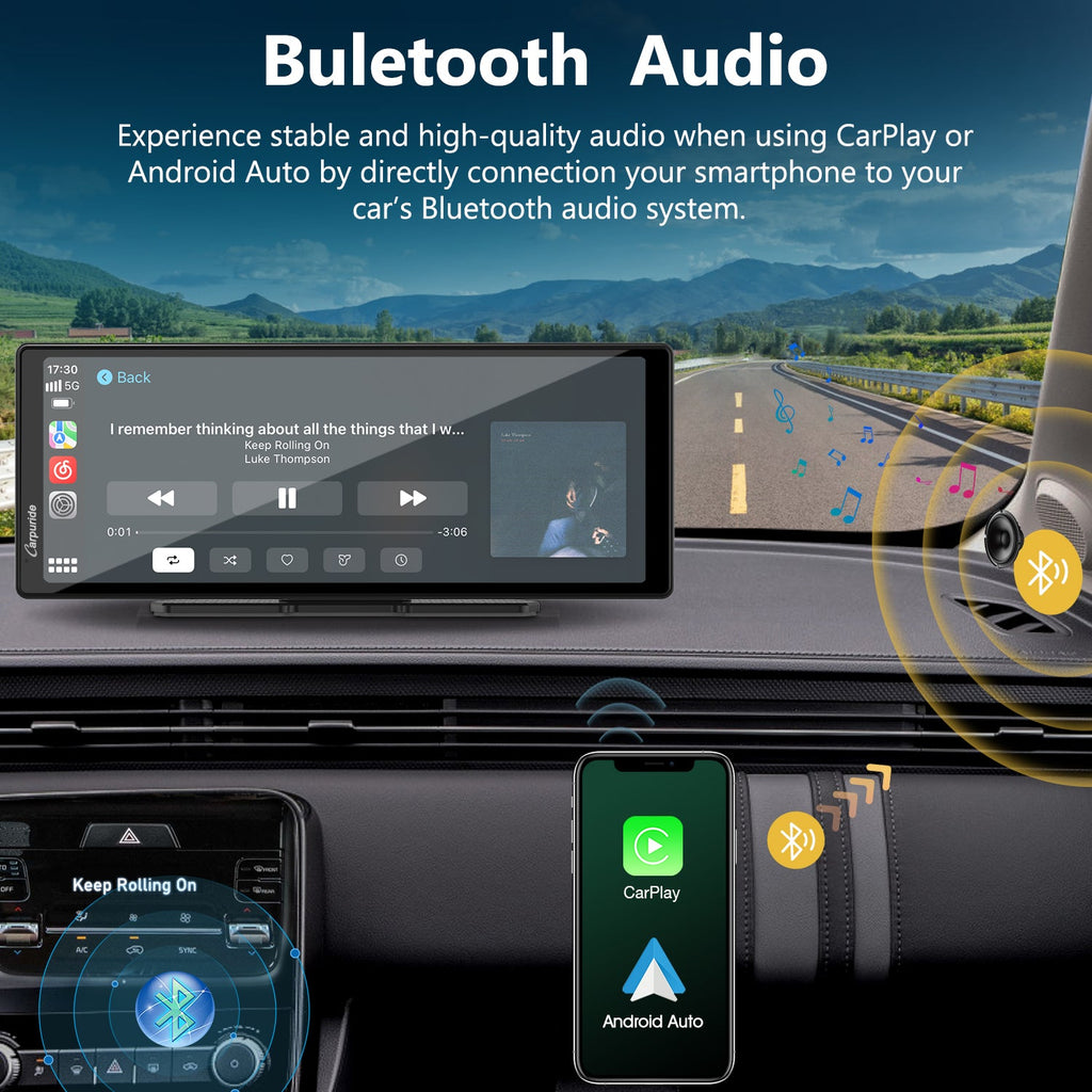 bluetooth audio system for car make you experience stable and high-quality audio