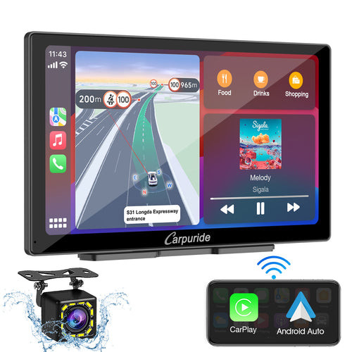 c98 android auto car stereo with backup camera support carplay & android auto