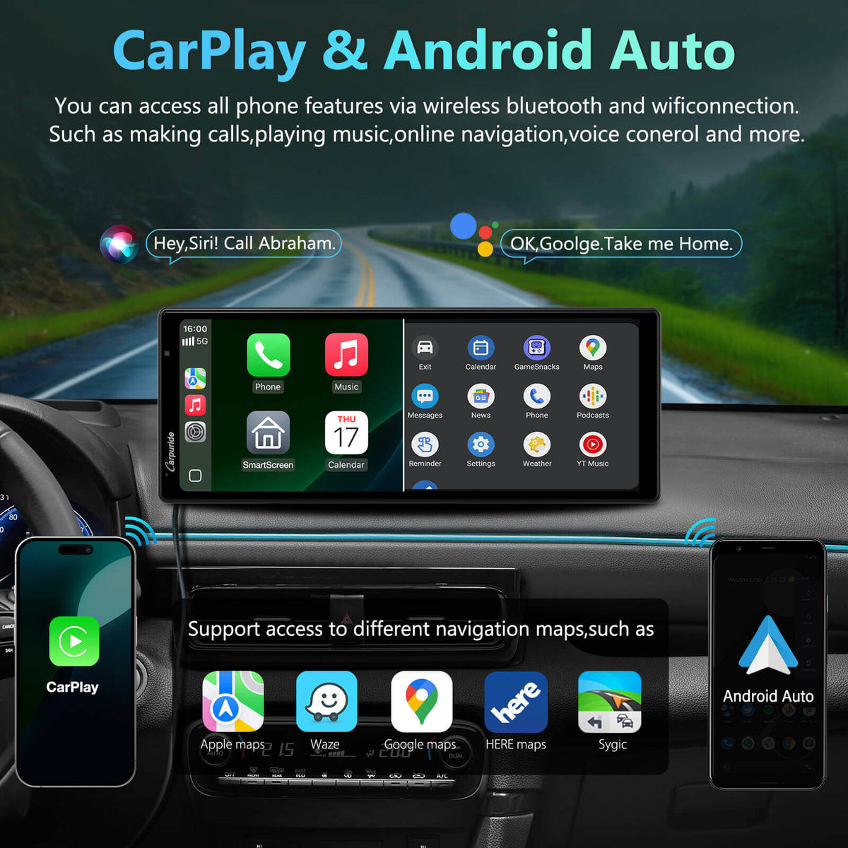 Carpuride W903S Best Car Audio Touch Screen With DVR