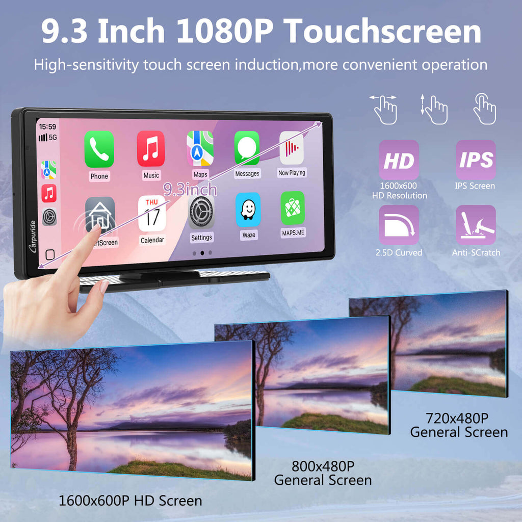 Carpuride W904 Best Car Audio Touch Screen With DVR