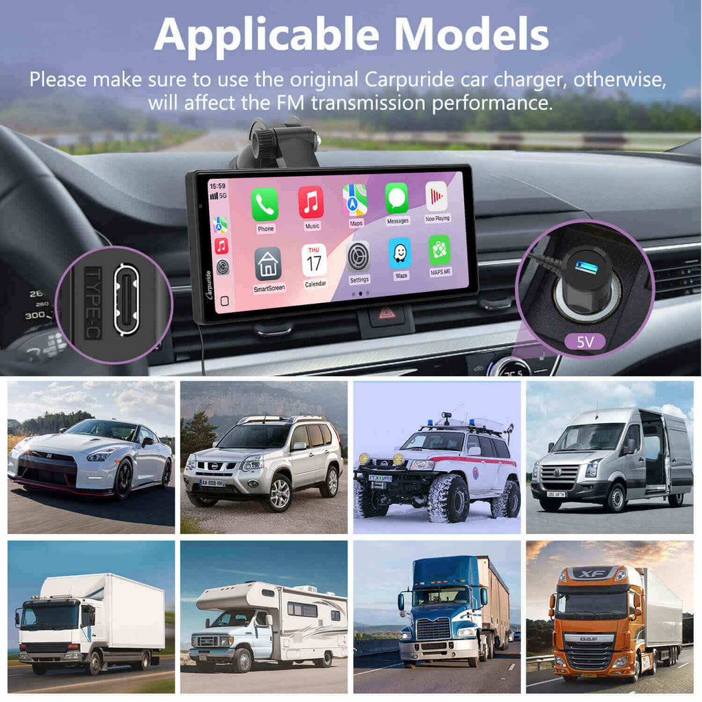 Carpuride W904 Best Car Audio Touch Screen With DVR