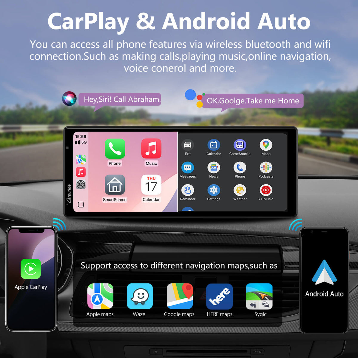 Carpuride W904 Best Car Audio Touch Screen With DVR