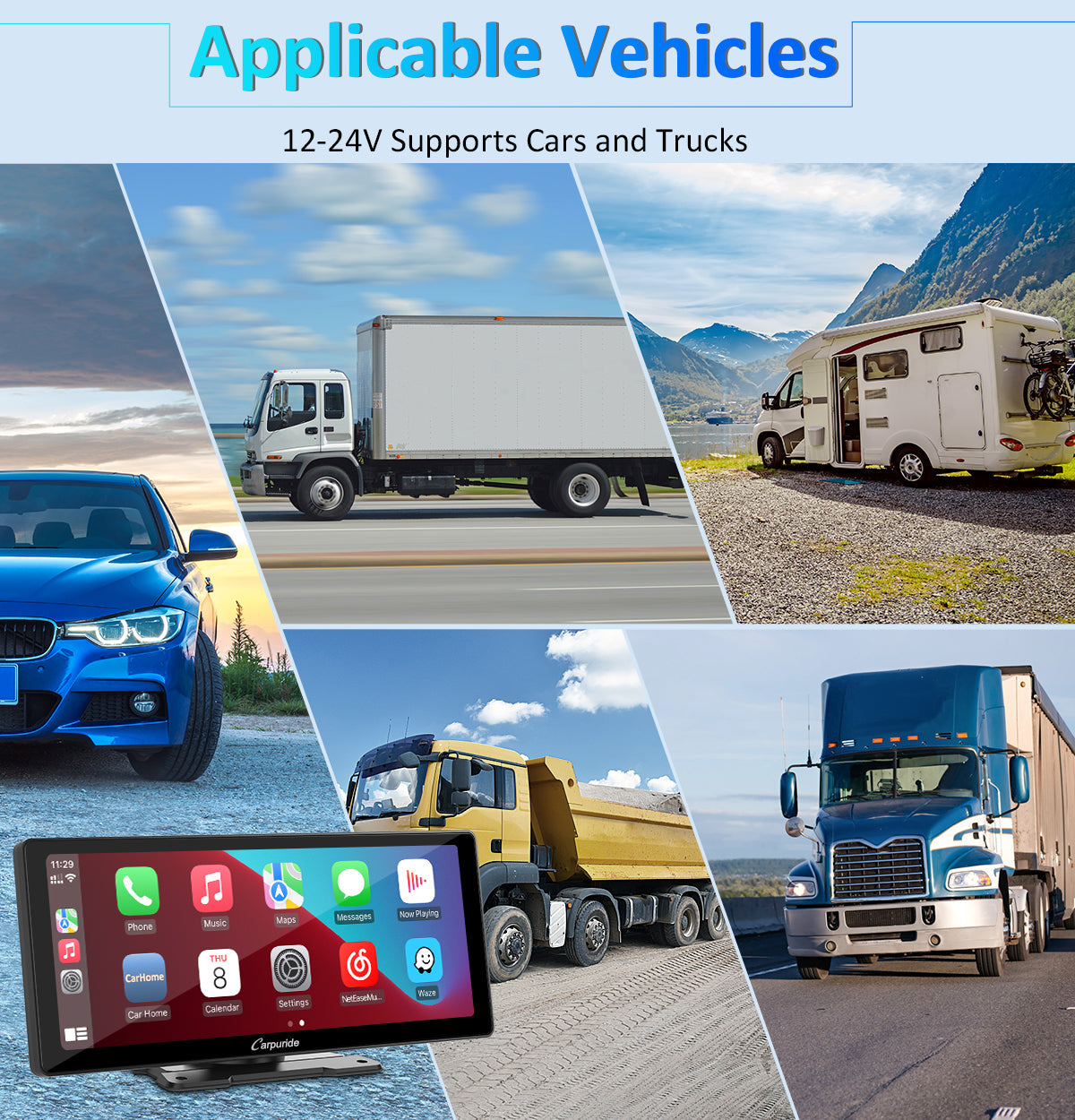 best car navigation system can be applied to all different vehicles