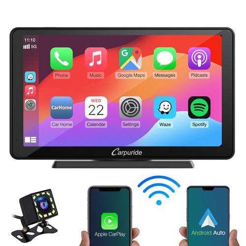 c3 radio for car touch screen with backup camera support carplay & android auto